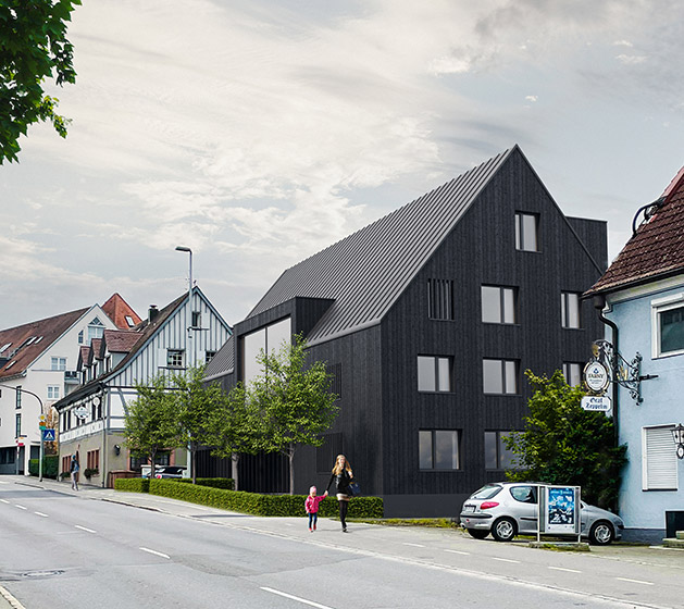 Neubau eines Mehrfamilienhauses Familie F, Friedrichshafen